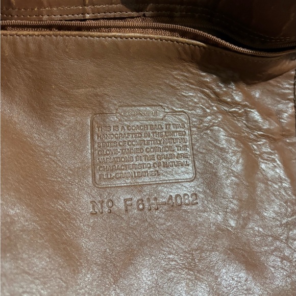 Coach Brown Leather Tote Bag - Picture 10 of 13